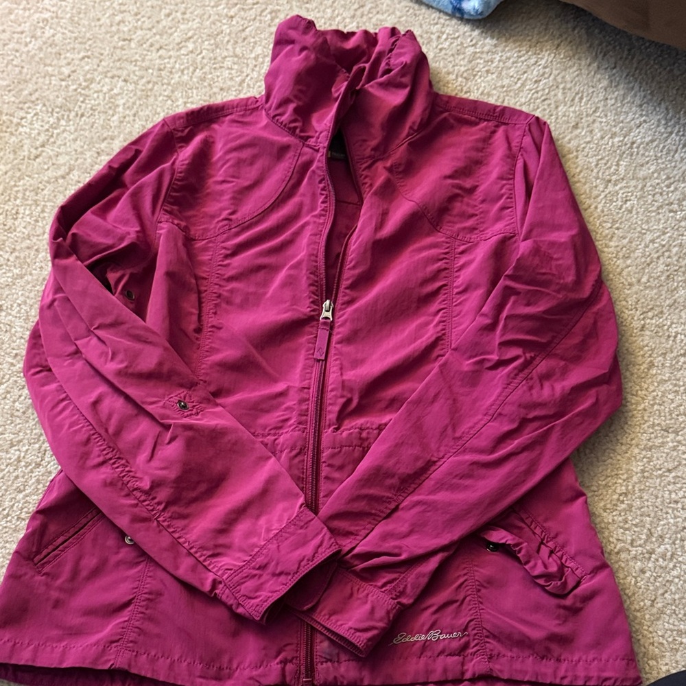 Eddie Bauer Women's Fuchsia Utility Jacket